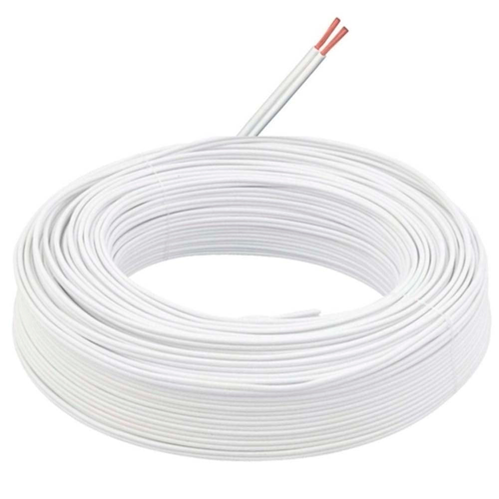 Metro de Cabo Flexivel 2,5mm, 750V, Branco, Megatron - Para Instalação Internas e Fixas em Circuitos de Força